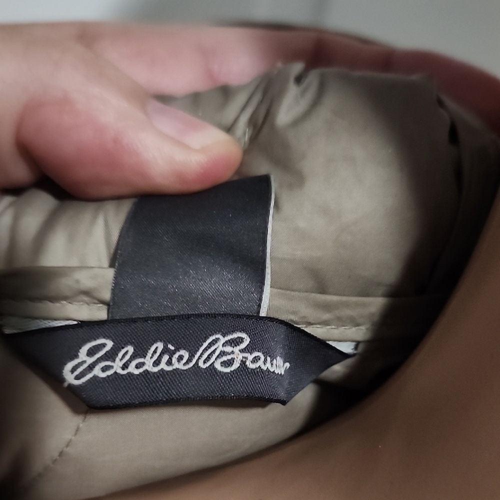 Eddie Bauer Women's Hooded Puffer Jacket - Taupe - Picture 3 of 10